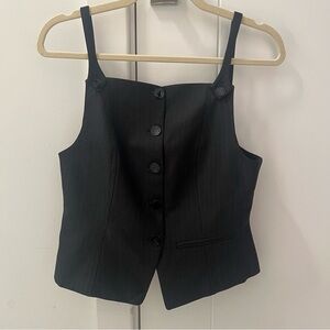 Ganni Suiting Vest Top- Size 36; Like New Condition